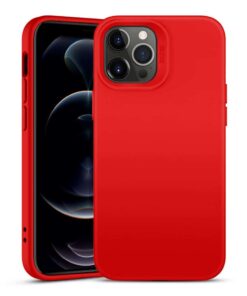 כיסוי סיליקון אדום אייפון 13 פרו מקס