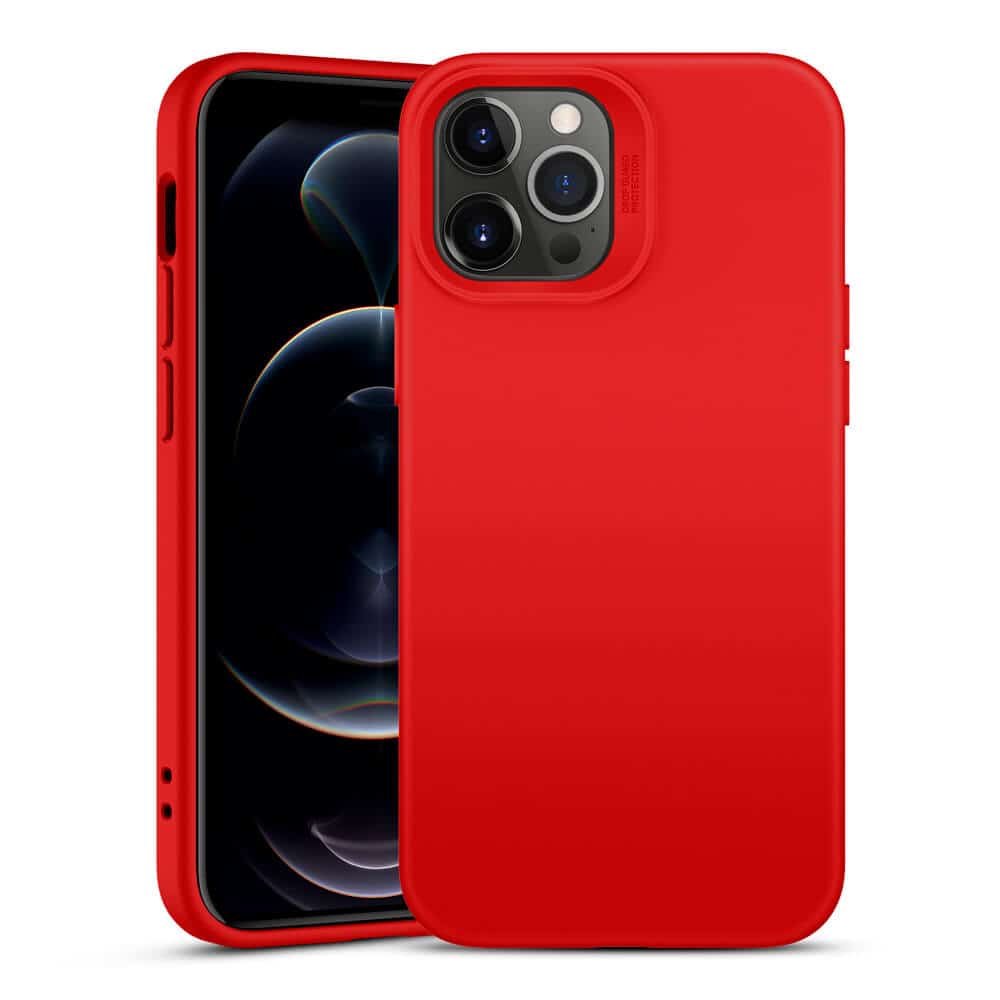 כיסוי סיליקון אדום אייפון 13