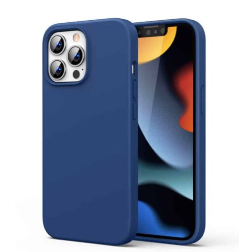 כיסוי סיליקון כחול אייפון 13